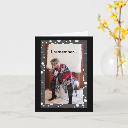 Ik wilde altijd OUDER Kaart zijn (Gele Bloem)