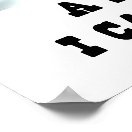 Ik wilde een deadline die ik kan doorlopen poster (Hoek)