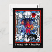 Ik wilde een ruimte-Man worden Briefkaart (Voorkant / Achterkant)