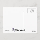 Ik wilde een ruimte-Man worden Briefkaart (Achterkant)