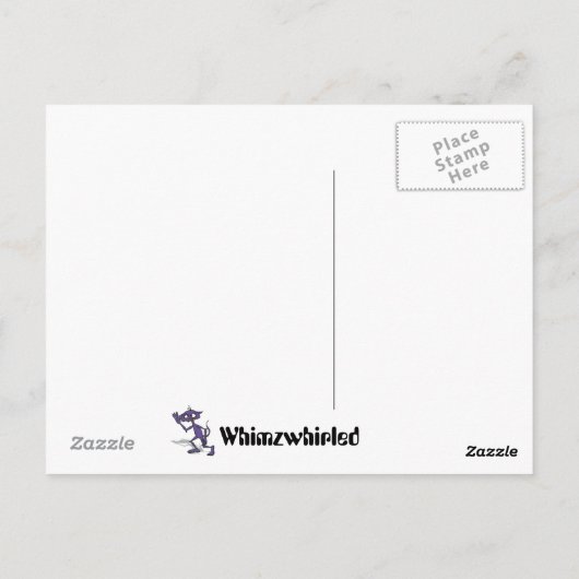 Ik wilde een ruimte-Man worden Briefkaart (Achterkant)