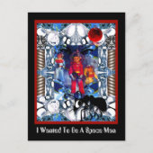 Ik wilde een ruimte-Man worden Briefkaart (Voorkant)