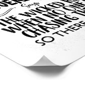 Ik wilde gaan joggen, Christelijk spreekwoord. Poster (Hoek)