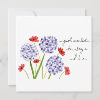 Ik wilde gewoon Hi zeggen.