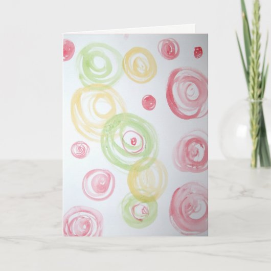 Ik wilde gewoon zeggen: "Hallo." Wenskaart Kaart (Voorkant)