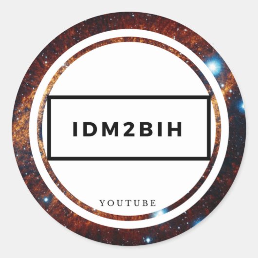 "Ik wilde het niet, maar het gebeurt sticker" Ronde Sticker (Voorkant)