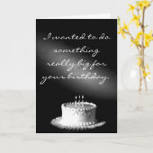 Ik wilde iets heel groots doen voor je bi... kaart (Gele Bloem)