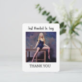 IK WILDE JE ALLEEN MAAR BEDANKEN BEDANKKAART (Staand voorkant)