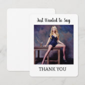 IK WILDE JE ALLEEN MAAR BEDANKEN BEDANKKAART (Voorkant / Achterkant)