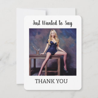 IK WILDE JE ALLEEN MAAR BEDANKEN BEDANKKAART