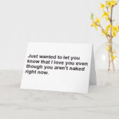 Ik wilde je alleen maar laten weten dat ik van je kaart (Gele Bloem)