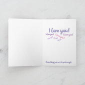 Ik wilde je eraan herinneren dat ik van je hou! kaart (Binnen)