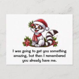 Ik wilde je iets geweldigs geven briefkaart