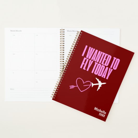 Ik wilde vandaag vliegen, Hart & Vliegtuig, Hot Pi Planner (Display)