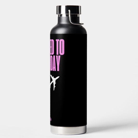 Ik wilde vandaag vliegen, Hart & Vliegtuig, Roze C Waterfles (Links)