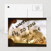 Ik wilde vliegen briefkaart (Voorkant / Achterkant)