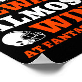 Ik Win Bijna Altijd Bijna Bij Fantasy Football Poster (Hoek)