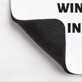 Ik win in het leven muismat (Hoek)