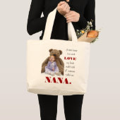 Ik wist nooit... grote tote bag (Voorkant (product))