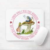 Ik wist vanochtend wie ik was, maar ik ben verande muismat (Met muis)