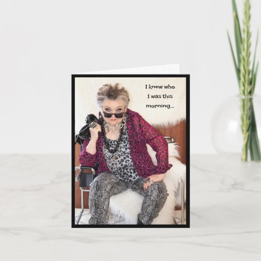 Ik wist wie ik vanmorgen was kaart (Voorkant)