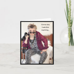 Ik wist wie ik vanmorgen was kaart