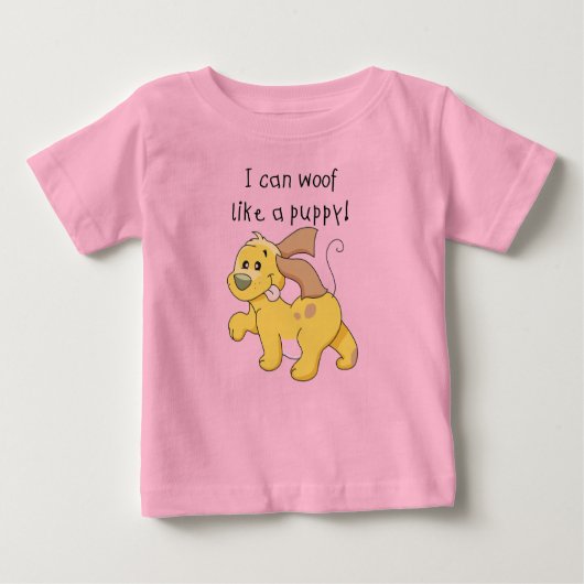 Ik wolf als een puppy Tshirts en geschenken (Voorkant)