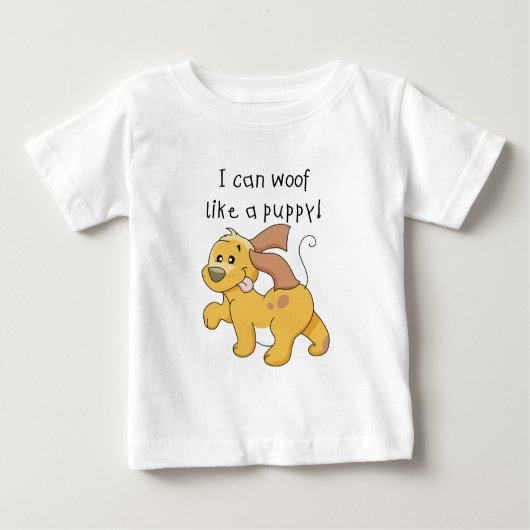Ik wolf als een puppy Tshirts en geschenken (Voorkant)