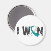 Ik won baarmoederhalskanker magneet (Voorkant / Achterkant)