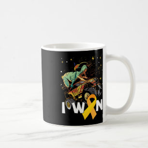 Ik won Dino Yellow Ribbon kinderkanker Awarenes Koffiemok