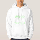 Ik won een wedstrijd Pastel Green Mannen Hoodie (Voorkant)