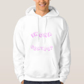 Ik won een wedstrijd Pastel Pink Mannen Hoodie (Voorkant)