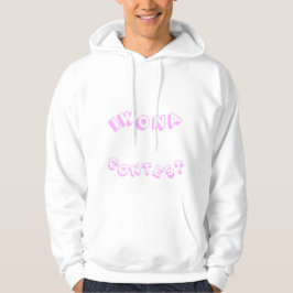 Ik won een wedstrijd Pastel Pink Mannen Hoodie