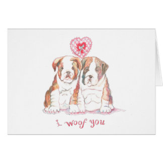 Ik woof je Kaart