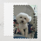 Ik woof je Kaart (Voorkant / Achterkant)