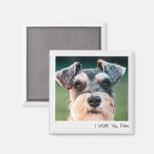 IK WOOF U Instant Camera Custom Magnet (Voorkant / Achterkant)