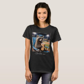 Ik woon hier nu Wasbeer T-shirt (Voorkant volledig)