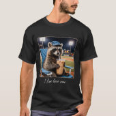 Ik woon hier nu Wasbeer T-shirt (Voorkant)