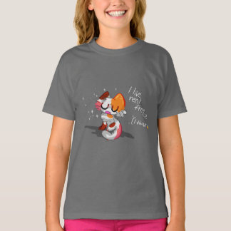✨ "Ik woon huur gratis <3 (ik denk 😰)" ✨ Cat T-shirt