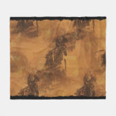 Ik woon in Barrel Race - Rodeo Event Fleece Deken (Voorkant (Horizontaal))