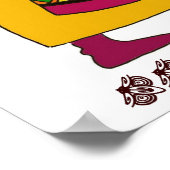 Ik woon in Dance Ukraine Folk Art Poster (Hoek)