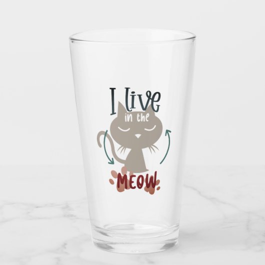 Ik woon in de Meow Glas (Voorkant)