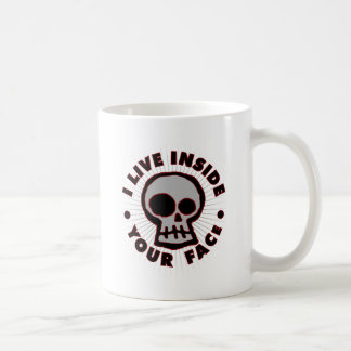 Ik woon in je gezicht koffiemok