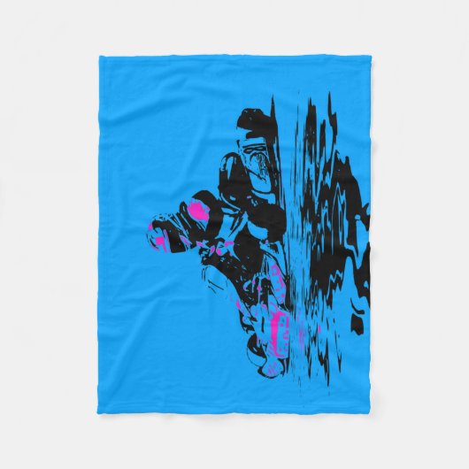 Ik woon in Kart - Go Kart Racer Fleece Deken (Voorkant)