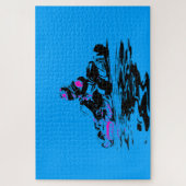 Ik woon in Kart - Go Kart Racer Jigzaag Puzzle Legpuzzel (Verticaal)