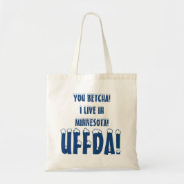 Ik woon in Minnesota Brr... canvas tas. Tote Bag