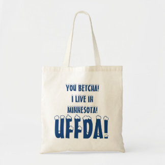 Ik woon in Minnesota Brr... canvas tas. Tote Bag