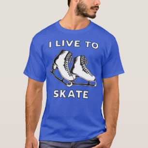 Ik woon in Schaats T-shirt