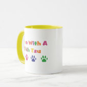 Ik woon met een Shih Tzu Mok (Voorkant links)