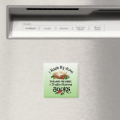 Ik woon tussen de pagina's van Dustin Steven Books Magneet (Insitu (Vaatwasser))